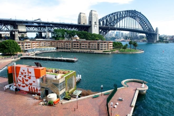 greenhouse, joost bakker, sydney, shipping containers, eco restaurant, pop up cafe, zero waste