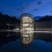 green design, green production facility, Japan green roof, torri gate, Zen modern design