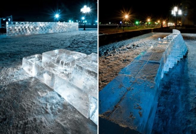icewall, yushiro okamoto, MIT, seeds, ice blocks, ice wall, art installation, eco art