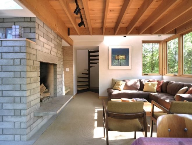 McLeod House, nature preserve house, green roof, john mcleod architects, eco home, green home