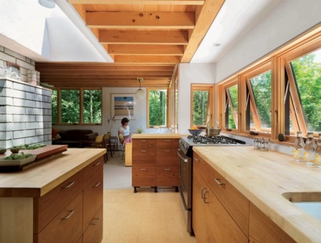 McLeod House, nature preserve house, green roof, john mcleod architects, eco home, green home