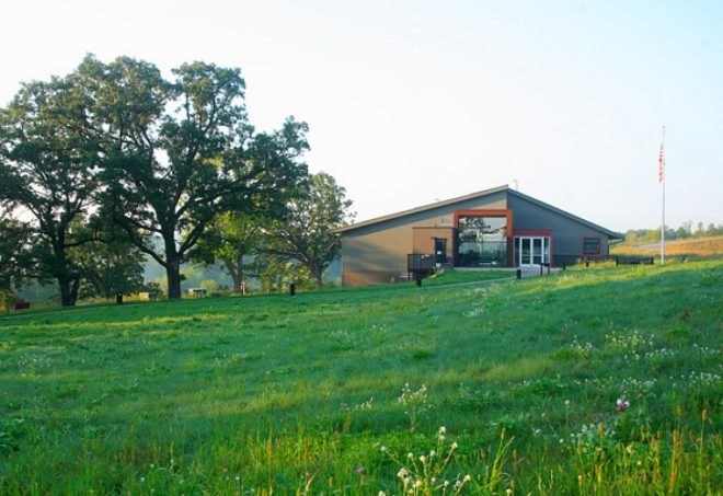 Minnesota Valley National Wildlife Refuge Visitor Center, MS&R, visitor center, energy efficient design, green design, sustainable architecture