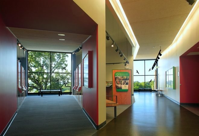 Minnesota Valley National Wildlife Refuge Visitor Center, MS&R, visitor center, energy efficient design, green design, sustainable architecture