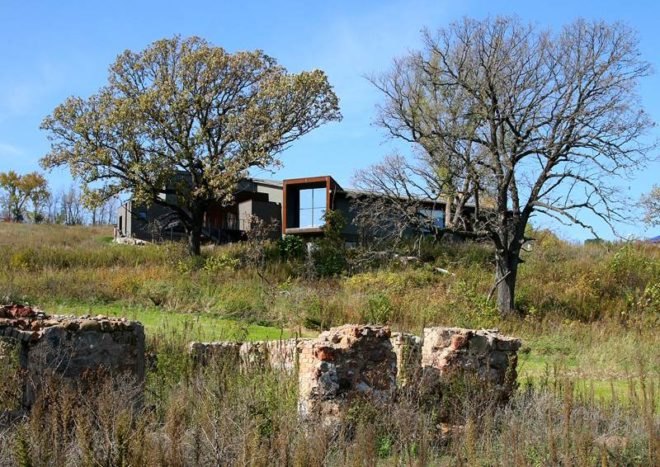 Minnesota Valley National Wildlife Refuge Visitor Center, MS&R, visitor center, energy efficient design, green design, sustainable architecture