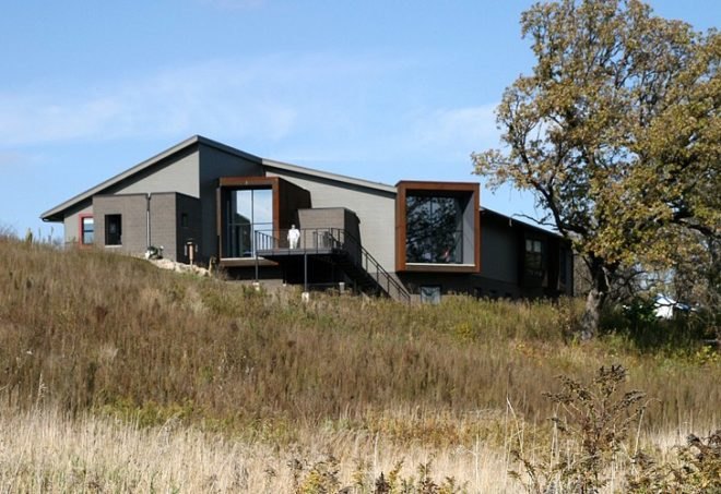 Minnesota Valley National Wildlife Refuge Visitor Center, MS&R, visitor center, energy efficient design, green design, sustainable architecture