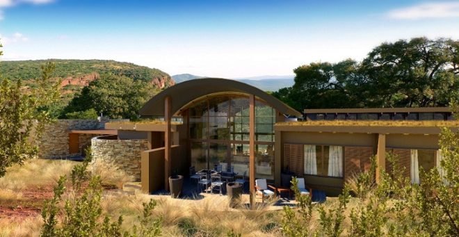 recycling, constructed wetland, passive design, rammed earth, carbon neutral, solar energy, building integrated photovoltaic, LED lights, South Africa, Biosphere, Conservation, North Facing Windows