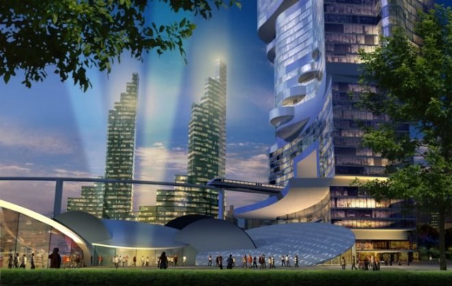 Nanjing Masterplan, ck designworks, eco city, sustainable masterplan, china, monorail, urban design