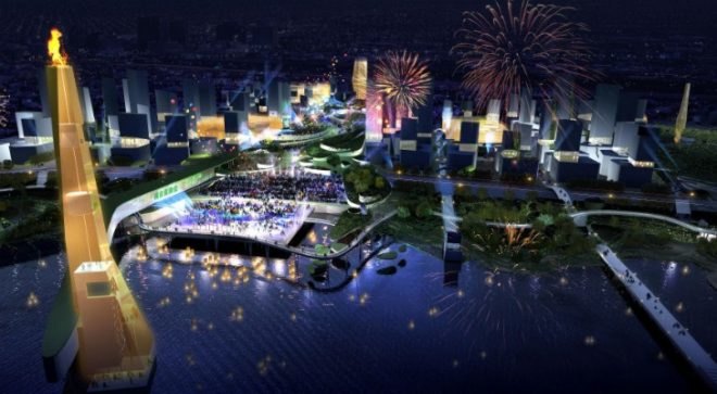 nanjing, youth olympic games, populous, china, master plan, green design, sustainable design