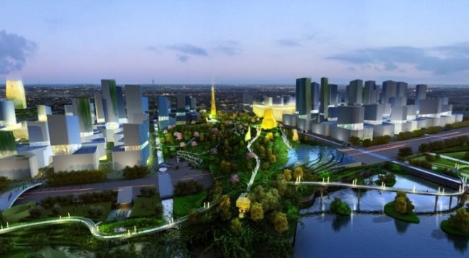 nanjing, youth olympic games, populous, china, master plan, green design, sustainable design