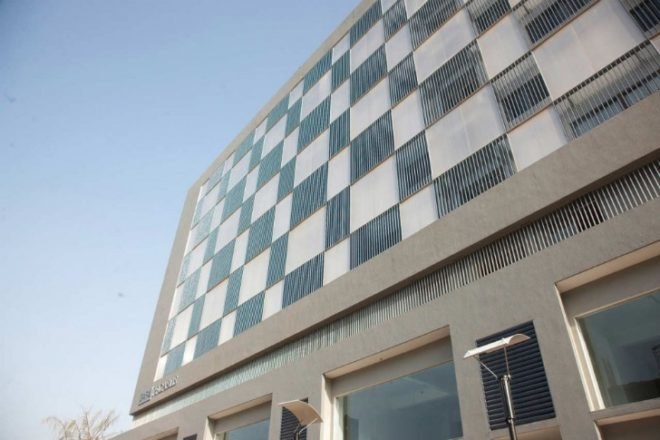 pegasus, shade screen, vitan architects, jagrut patel, sun screen, india,