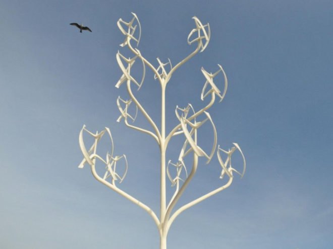 Power Flowers, nl architects, vertical axis wind turbines, wind energy, renewable energy, wind tree