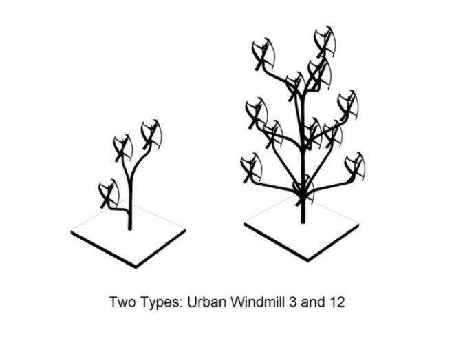 Power Flowers, nl architects, vertical axis wind turbines, wind energy, renewable energy, wind tree