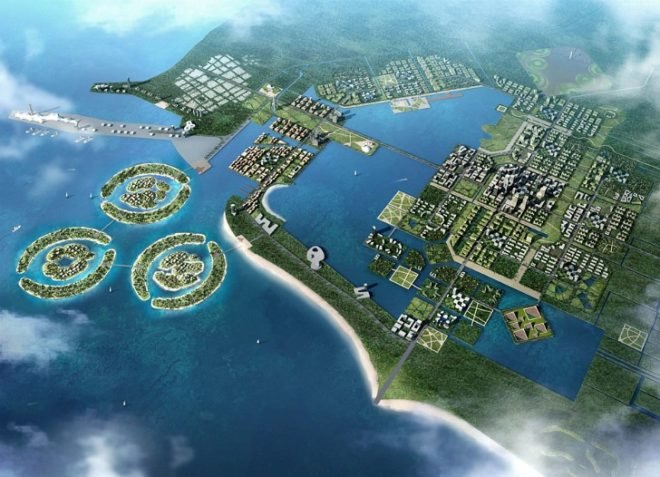 SBA Design, Future City, Hainan, China, wind power, solar power, photovoltaic, bio-gas, Personal Rapid Transport, pedestrian friendly, sustainable development, eco-tourism, sustainable architecture, urban planning