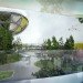 BIG architects, big stockholmsporten, stockholmsporten design, big valley design, hjulsta intersection, green design