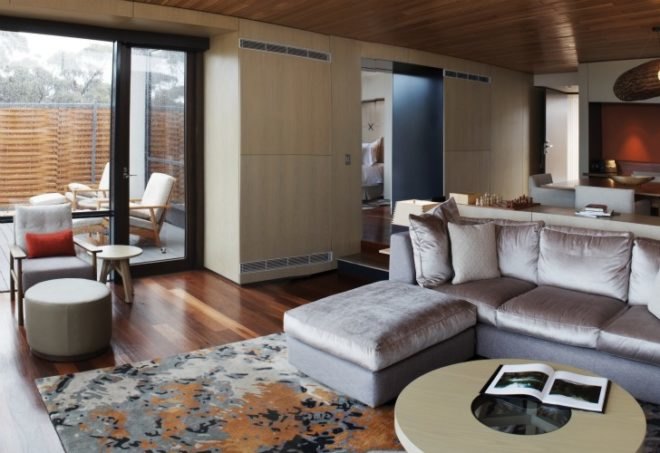 Saffire Resort, circa architecture, eco resort, luxury resort, tasmania, rainwater collection, landscape restoration