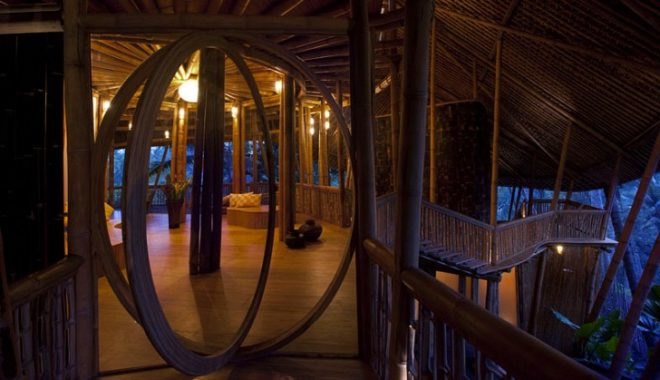 green village, ibuku, bamboo home, bali, green school, bamboo construction