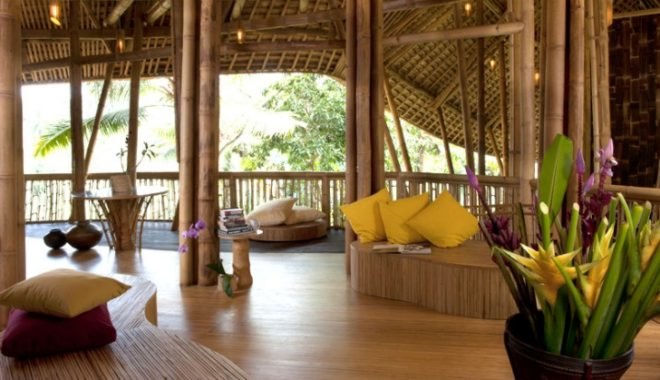 green village, ibuku, bamboo home, bali, green school, bamboo construction