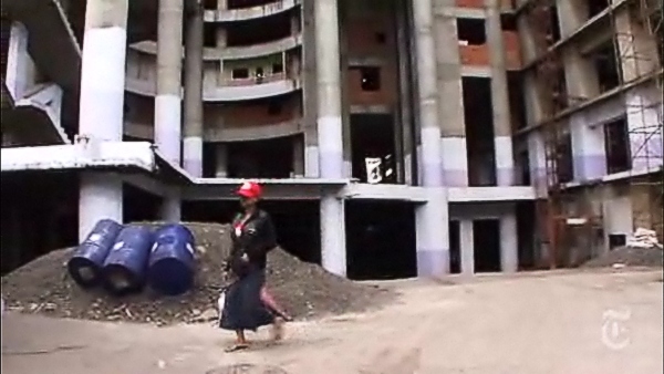 abandoned tower, Caracas residence, David tower, reclaimed building, Slumdog Superstructure, Venezuela Housing crisis, Venezuela shanty town