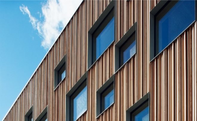 Umeå University, architecture academy, henning larsen architects, daylighting, wooden facade, sweden