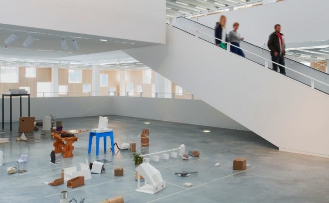 Umeå University, architecture academy, henning larsen architects, daylighting, wooden facade, sweden