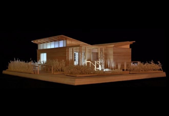 watershed, university of maryland, 2011 solar decathlon, solar power, green roof, butterfly roof