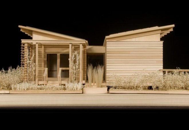 watershed, university of maryland, 2011 solar decathlon, solar power, green roof, butterfly roof