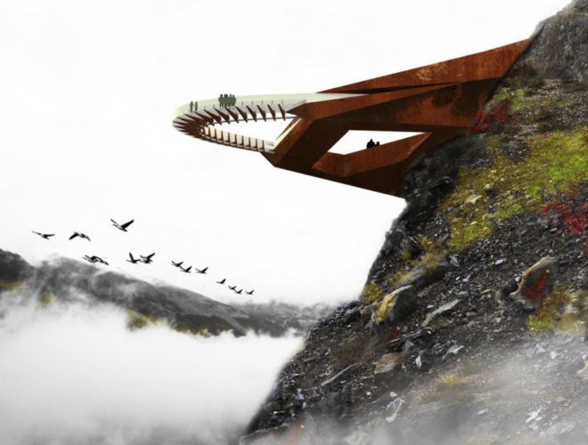 architecture and nature, sturgess architecture, discovery walk, discovery walk canada, tourist architecture, green design, bridges, building technology and nature, canada architecture, sunwapta valley, columbian icefields, tourism design