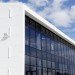 solar energy, solar power, photovoltaic panels, passive design, south-facing, Greece, solar panel factory, solar gain, energy efficiency, green design, Henning Larsen