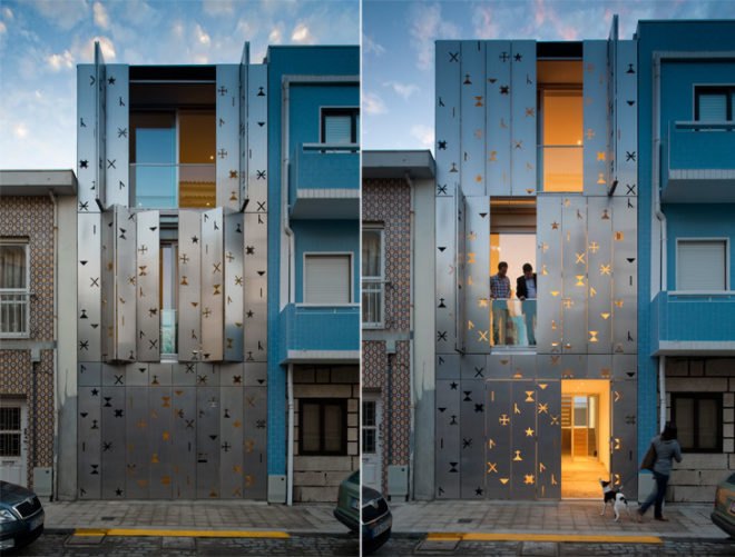 house77, house 77, dioniso lab, dioniso, aluminum facade, perforated facade, solar shading, green home, green building, eco design, modern home
