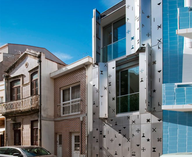 house77, house 77, dioniso lab, dioniso, aluminum facade, perforated facade, solar shading, green home, green building, eco design, modern home