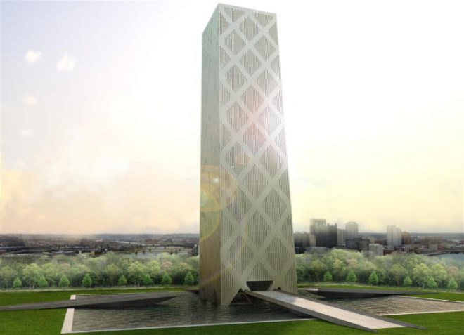 kinetower, kinetura, static design, cinematographic design, metamorphosis, virtual reality, futuristic, sustainable architecture, green design