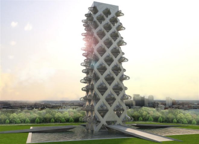 kinetower, kinetura, static design, cinematographic design, metamorphosis, virtual reality, futuristic, sustainable architecture, green design