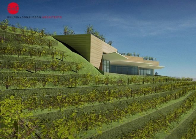shubin + donaldson architects, underground home, green roof, green architecture, LA, green home