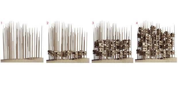 cairo, garbage city, zabbaleen, evolo Skyscraper Competition, mekano, seeds of life, seeds of life skyscraper, cairo garbage city, prefab home, green design, eco design, green building, modular home, green architecture, eco architecture, wind energy, wind power, Osama Mohamed Elghannam, Karim Mohamed Elnabawy, Mohamed Ahmed Khamis, Nesma Mohamed Abobakr