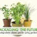sustainable design, green design, packaging the future, green packaging, sustainable packaging, alternative packaging materials, green pots, sustainable planters, eco planter, biodegradable pots, gardening