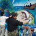 Cuidela, Water Writes, Estria Foundation, Mural, Public Art, Water, Water Rights, Privatization, Inhabitat, Inhabitat LA, Inhabitat Los Angeles, Story of Water, Aztec, Water Gods