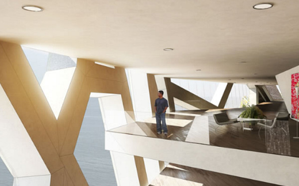 Acapulco Bay Bridge, habitable bridge, bnkr arquitectura, acapulco, bridge