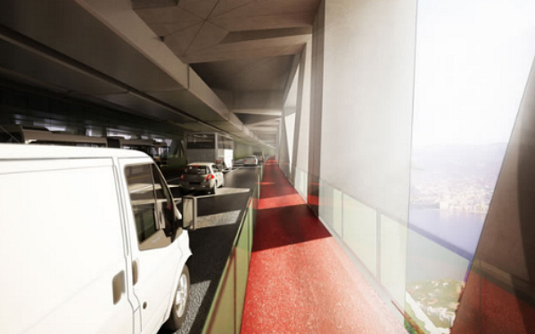 Acapulco Bay Bridge, habitable bridge, bnkr arquitectura, acapulco, bridge