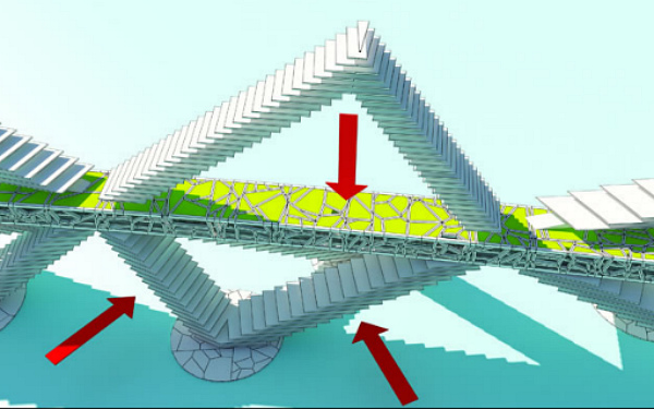 Acapulco Bay Bridge, habitable bridge, bnkr arquitectura, acapulco, bridge