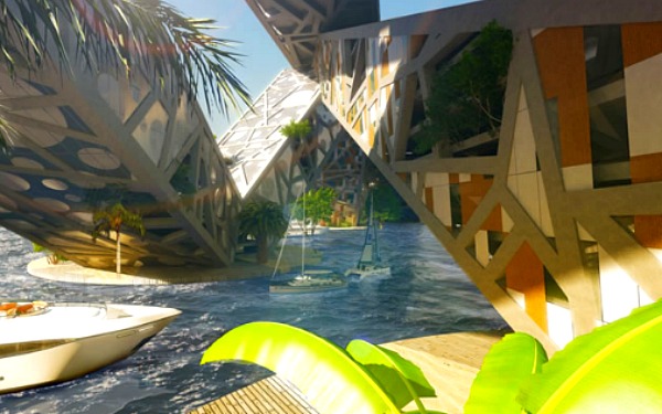 Acapulco Bay Bridge, habitable bridge, bnkr arquitectura, acapulco, bridge