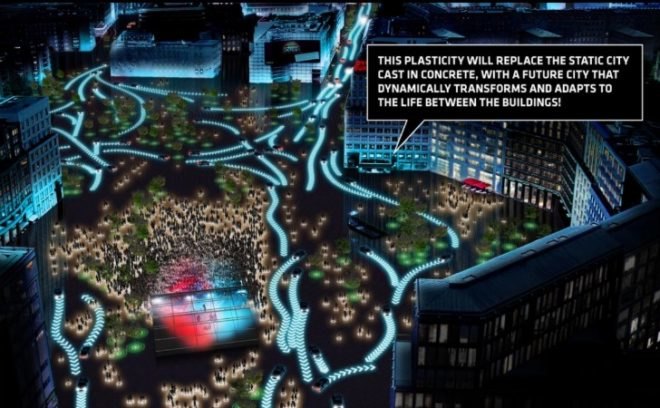 big, audi urban future initiative, green transportation, driverless car, self-controlled car, smart streets