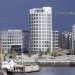 coffee plaza, richard meier and partners, hamburg, louvers, innovative facade, energy efficient design