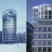 coffee plaza, richard meier and partners, hamburg, louvers, innovative facade, energy efficient design
