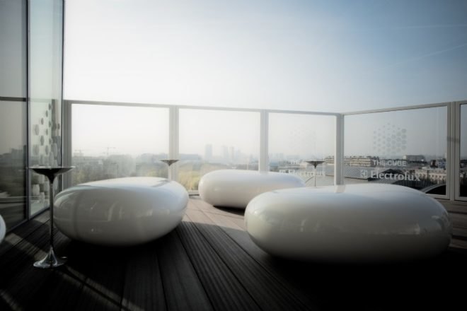 electrolux, cube, cube pavilion, pop up restaurant, prefab restaurant, the cube by electrolux