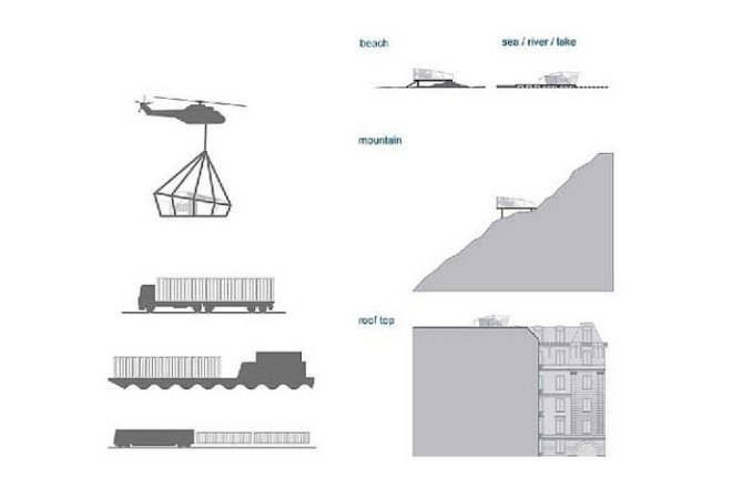 electrolux, cube, cube pavilion, pop up restaurant, prefab restaurant, the cube by electrolux