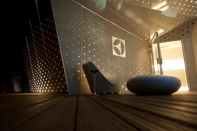 electrolux, cube, cube pavilion, pop up restaurant, prefab restaurant, the cube by electrolux