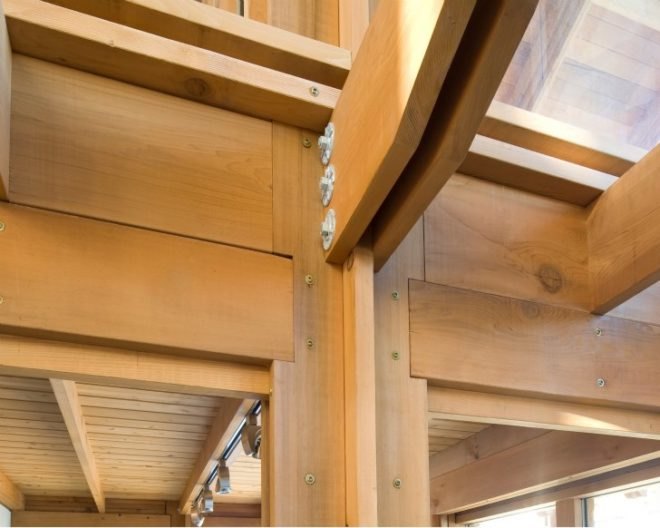 Fraser River House, Scott M. Kemp, timber home, salvaged wood, British Columbia