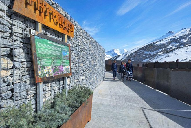 Glacier Skywalk, architecture and nature, sturgess architecture, discovery walk, discovery walk canada, tourist architecture, green design, bridges, building technology and nature, canada architecture, sunwapta valley, columbian icefields, tourism design
