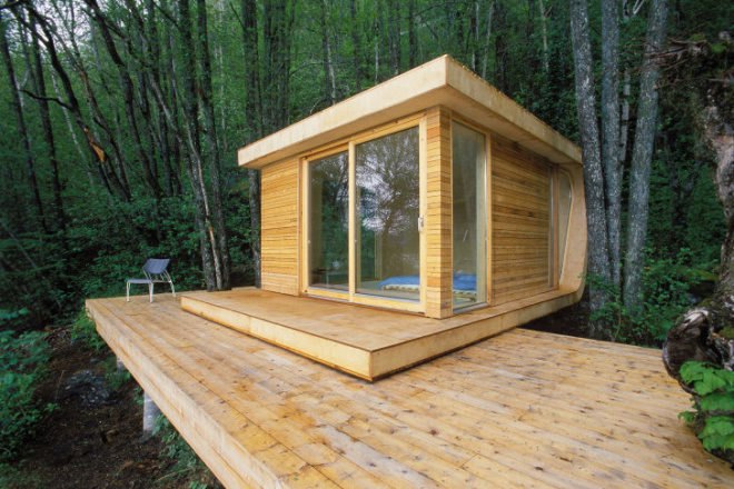 Hardanger Retreat, off grid, norway, saunders architecture, eco retreat, sustainable materials