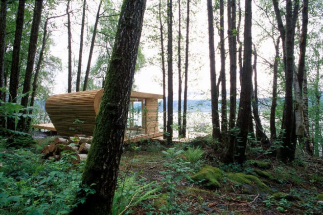 Hardanger Retreat, off grid, norway, saunders architecture, eco retreat, sustainable materials